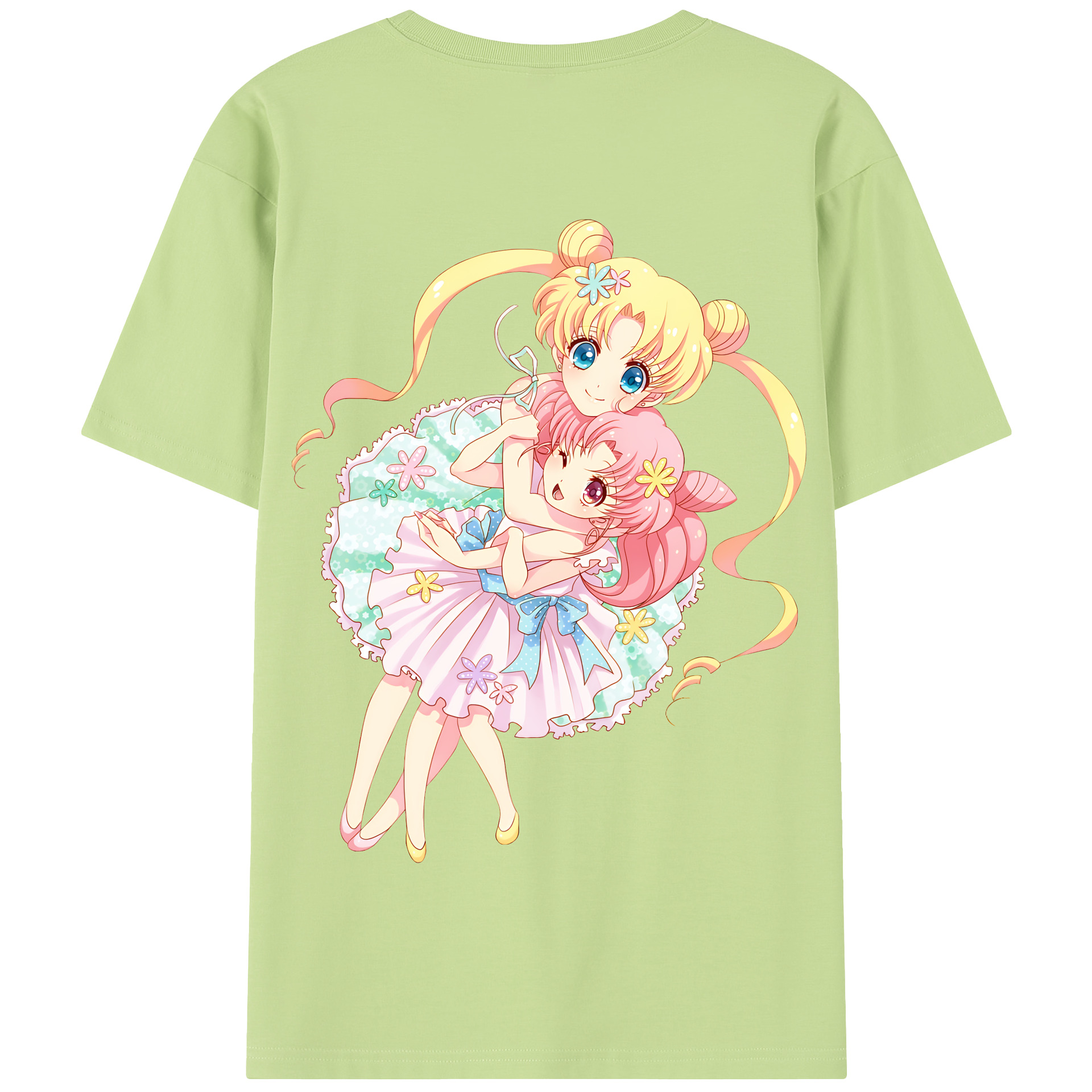 （画像用） 美少女戦士セーラームーン 愛野 美奈子 あいの みなこ Sailor Moon Aino Minako 綿100％半袖Tシャツ（背面プリント）